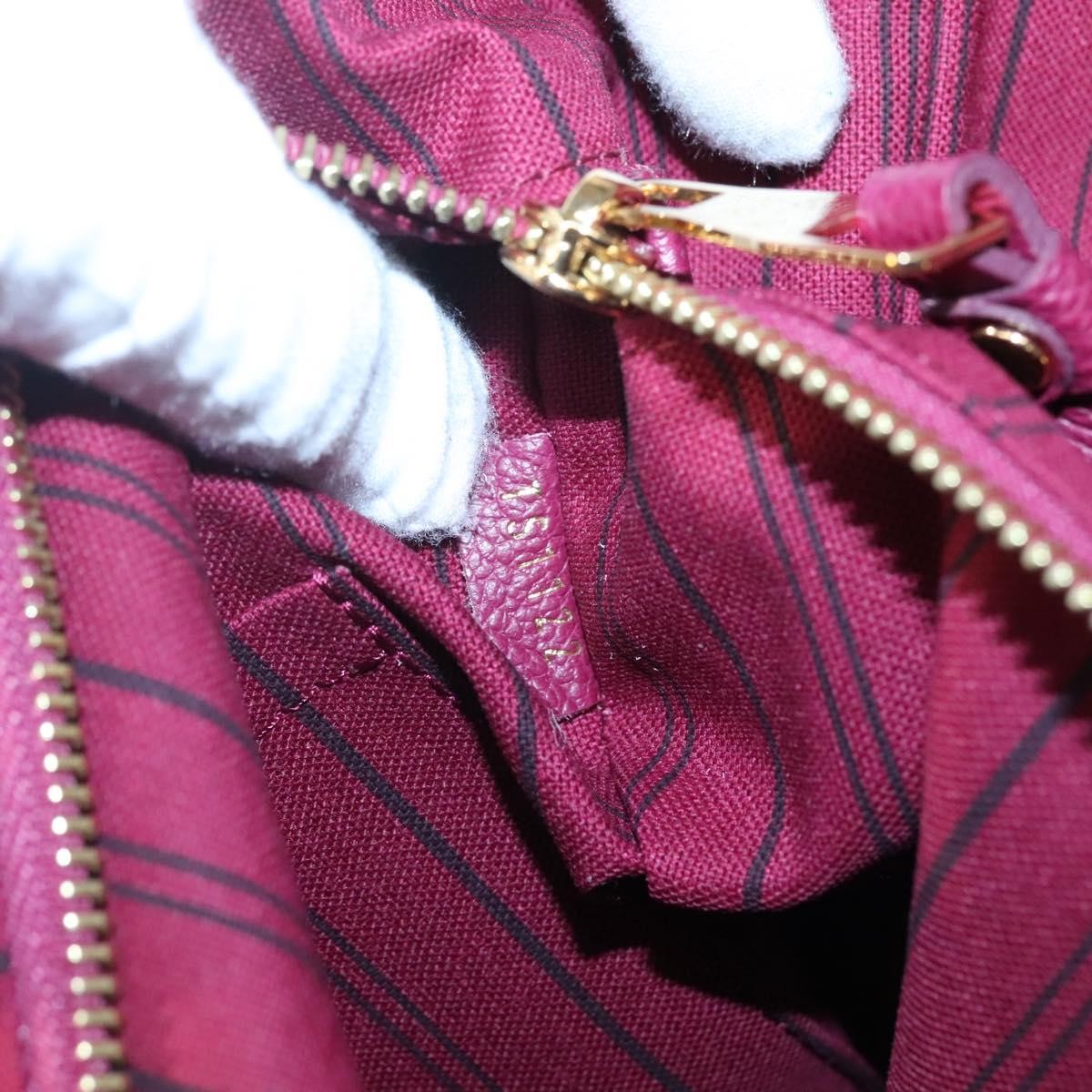 Louis Vuitton Citadine Handbag Monogram Empreinte Leather, PURPLE, LEATHER, Tote bag