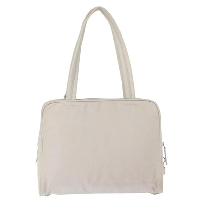 Prada Vintage Tote Nylon, WHITE, NYLON, Tote bag