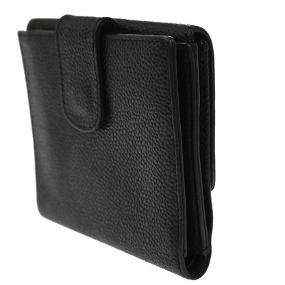 Chanel Timeless Trifold Wallet Leather, BLACK, LEATHER, Wallets