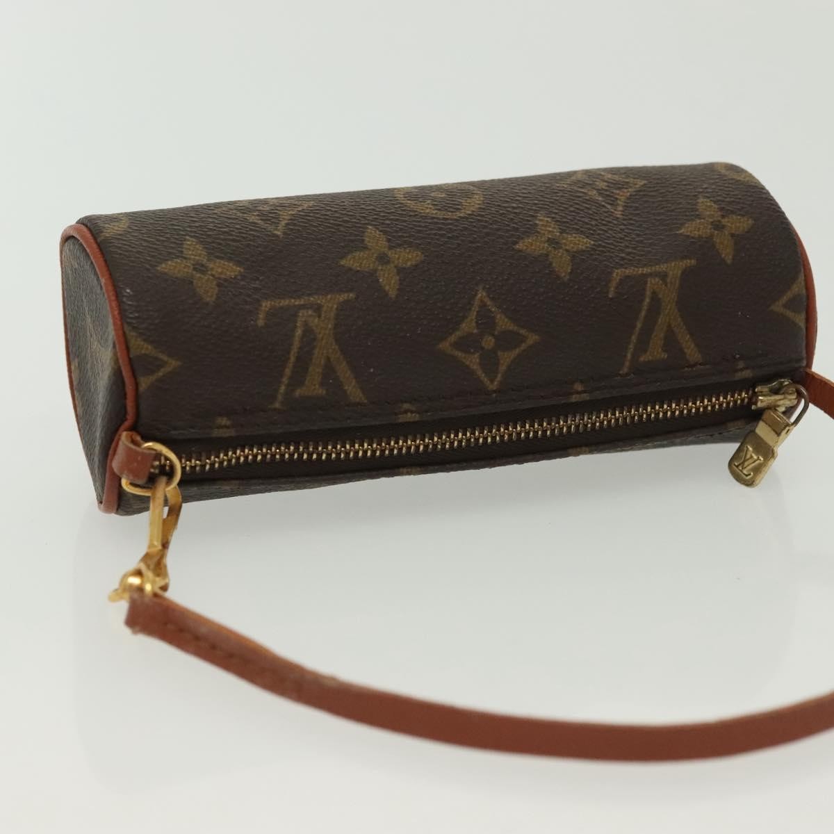 Louis Vuitton Papillon Pochette Monogram Canvas, BROWN, CANVAS, Handbag