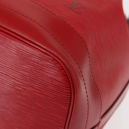 Louis Vuitton Noe Handbag Epi leather, RED, LEATHER, Shoulder bag