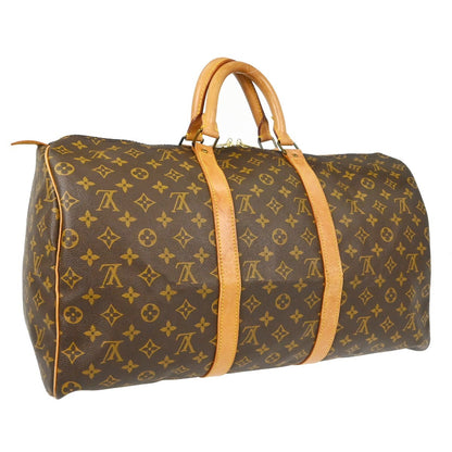 Louis Vuitton Keepall Bag Monogram Canvas, Brown, Canvas, Travel Bag