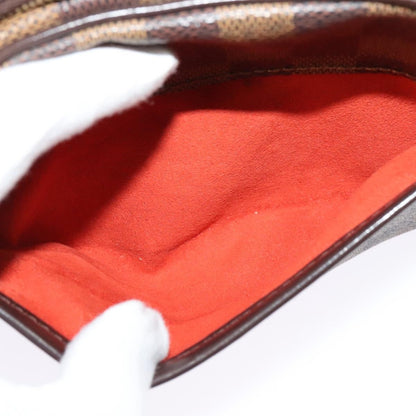 Louis Vuitton Ipanema Pochette Damier, BROWN, CANVAS, Clutche & pouche