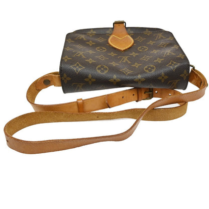 Louis Vuitton Cartouchiere Handbag Monogram Canvas, BROWN, CANVAS, Shoulder bag