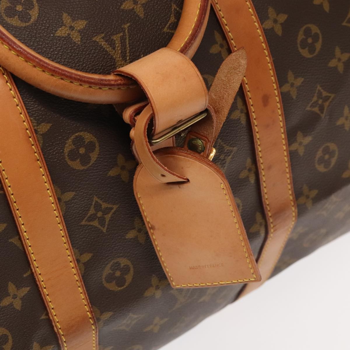 Louis Vuitton Keepall Bag Monogram Canvas, BROWN, CANVAS, Travel bag
