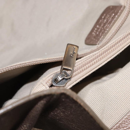 Salvatore Ferragamo Vala tote Leather, BEIGE, LEATHER, Tote bag