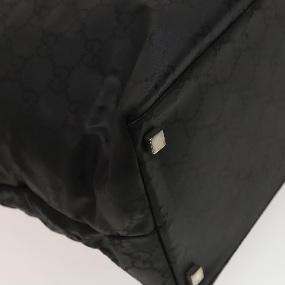 Gucci Zip Hobo Nylon, BLACK, NYLON, Shoulder bag