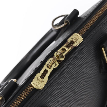 Louis Vuitton Alma Handbag Epi Leather, BLACK, LEATHER, Handbag