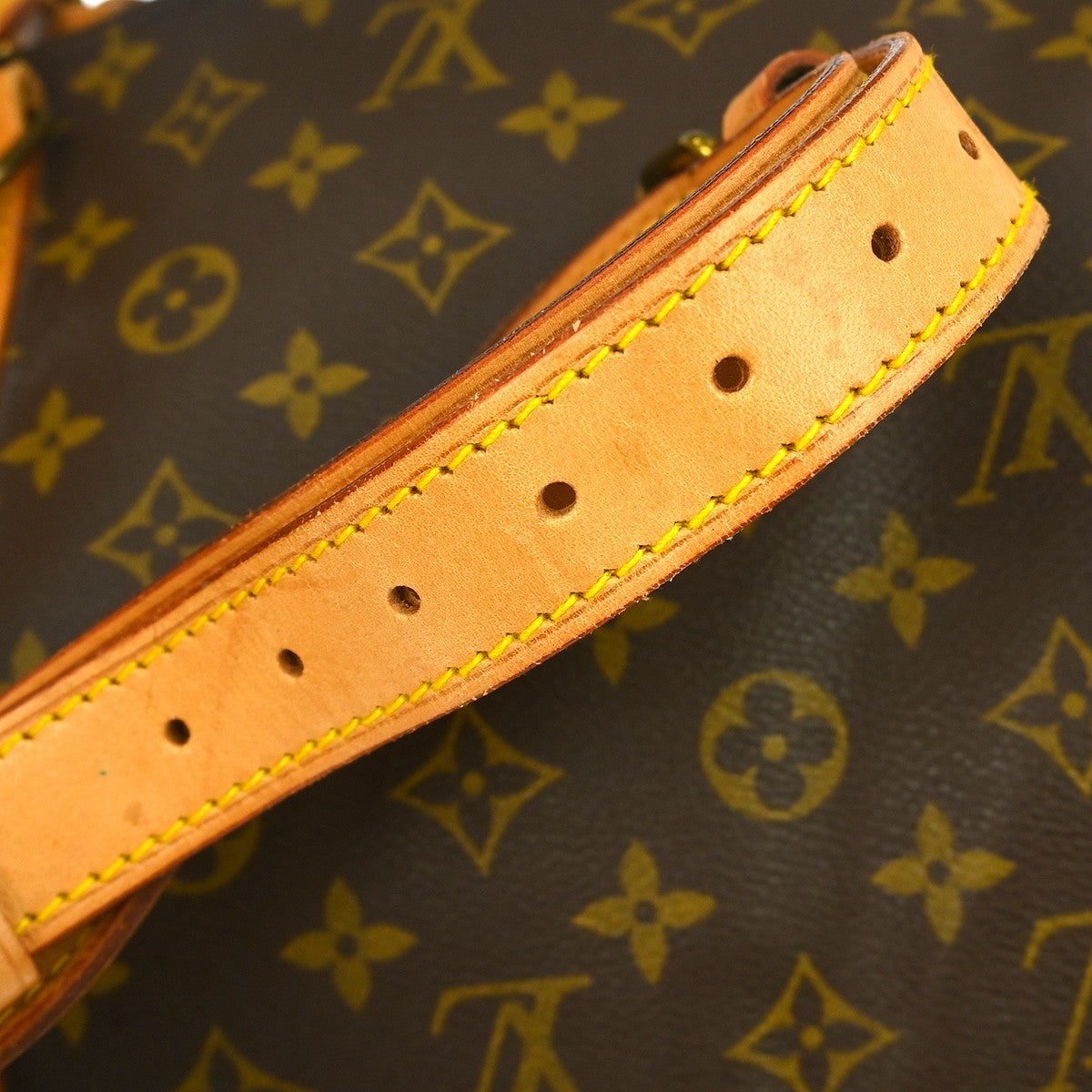 Louis Vuitton Keepall Bandouliere Bag Monogram Canvas, Brown, Canvas, Travel Bag