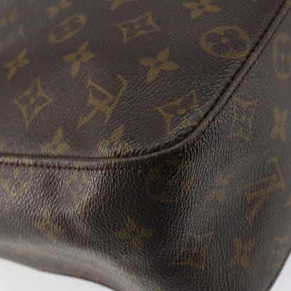 Louis Vuitton Looping Handbag Monogram Canvas, BROWN, CANVAS, Handbag