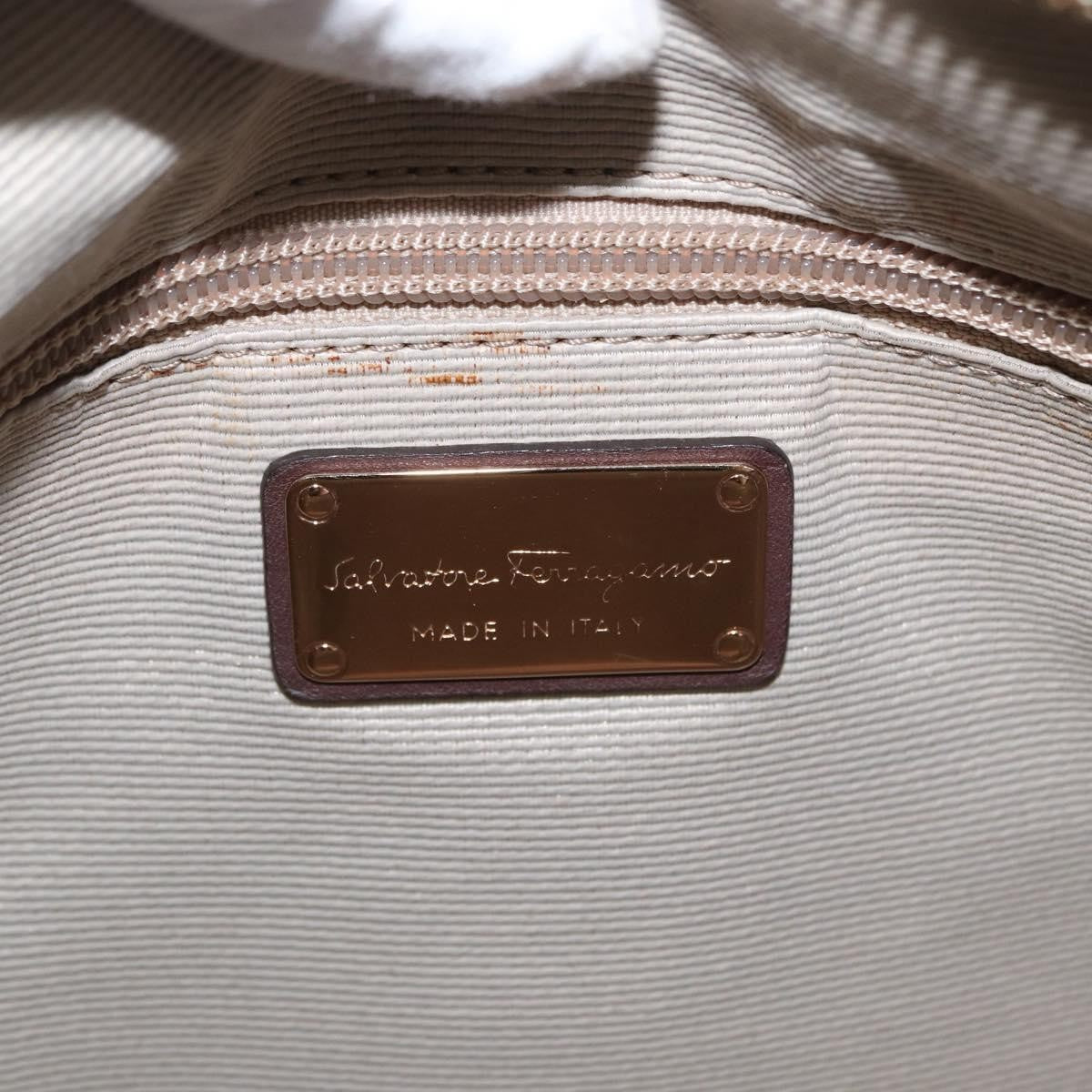 Salvatore Ferragamo Vala Handbag Leather, BROWN, LEATHER, Handbag