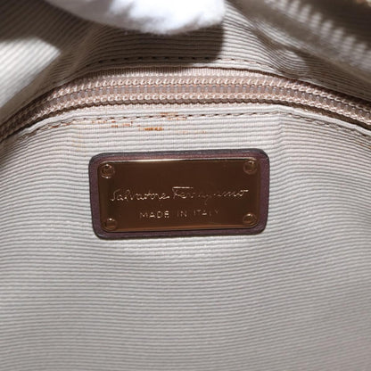 Salvatore Ferragamo Vala Handbag Leather, BROWN, LEATHER, Handbag