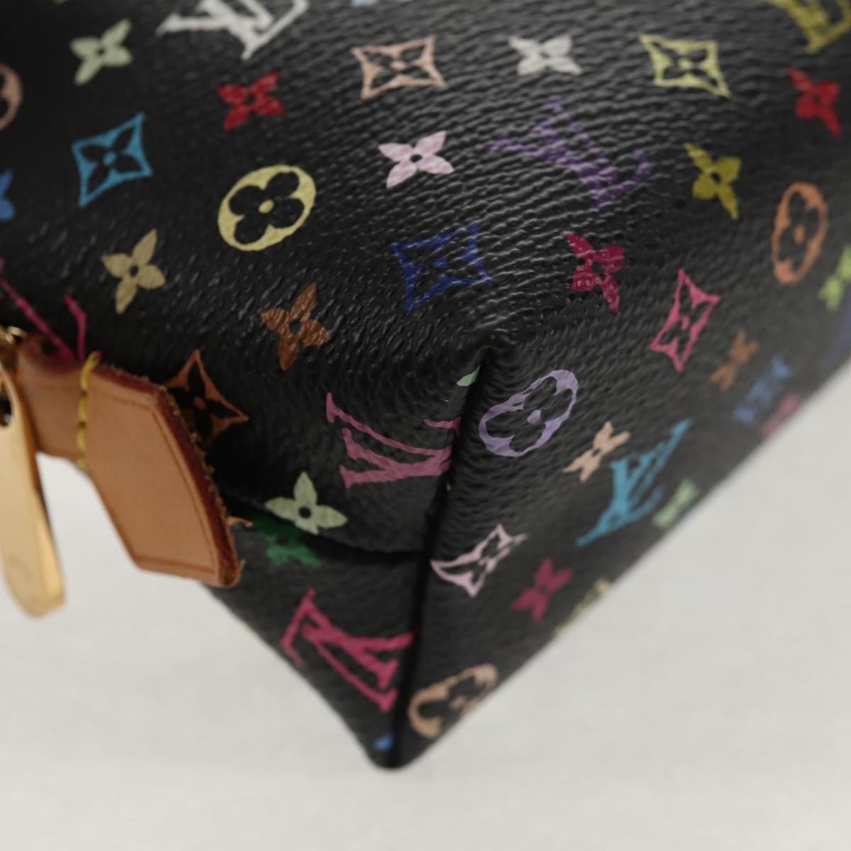 Louis Vuitton Cosmetic Pouch Monogram Multicolor, MULTICOLOUR, CANVAS, Toiletry Case