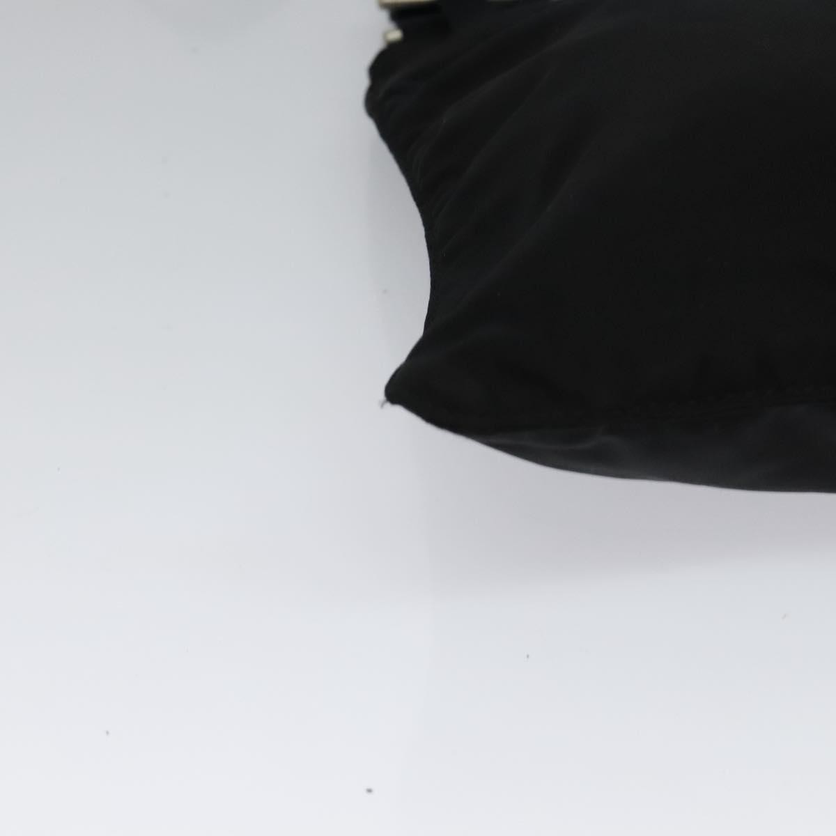 Prada Front Pocket Messenger Bag Tessuto, Black, Nylon, Shoulder Bag