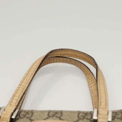 Gucci Joy Plus Flat Tote GG Coated Canvas, BEIGE, CANVAS, Tote bag