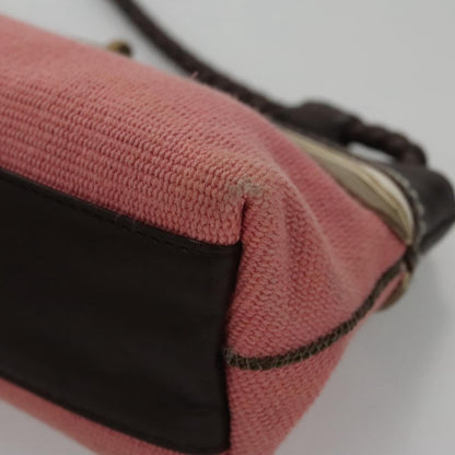 Bottega Veneta Vintage Shoulder Bag Canvas, PINK, CANVAS, Shoulder bag