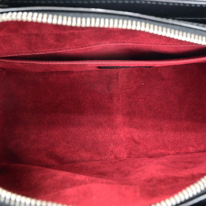 Chanel Chocolate Bar CC Zip Tote Quilted Patent, BLACK, PATENT_LEATHER, Shoulder bag