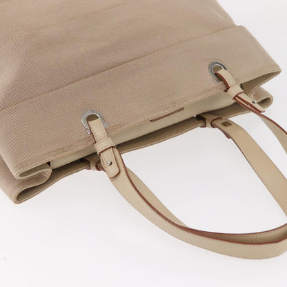 Salvatore Ferragamo Gancini handbag Nylon, BEIGE, NYLON, Handbag