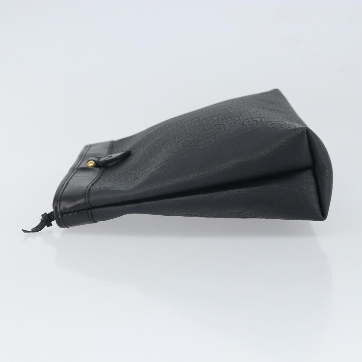 Christian Dior Trotter pouch Canvas, Black, Canvas, Clutch
