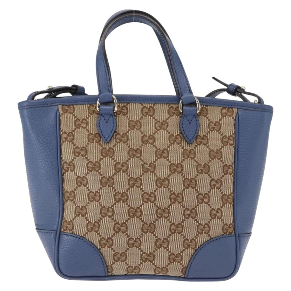 Gucci Bree Convertible Tote GG Canvas with Leather, Beige, Canvas, Tote Bag