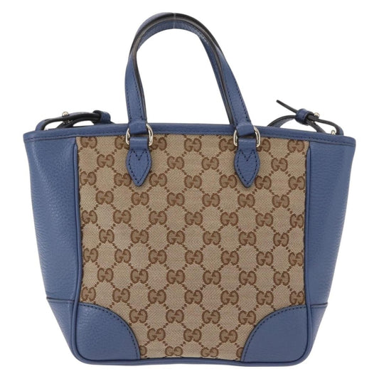 Gucci Bree Convertible Tote GG Canvas with Leather, Beige, Canvas, Tote Bag