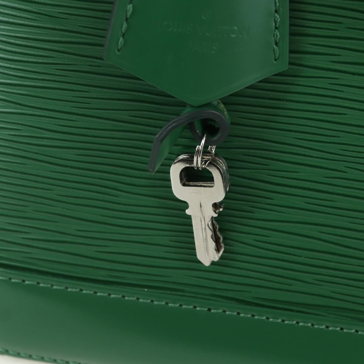 Louis Vuitton Alma Handbag Epi Leather, Green, Leather, Handbag