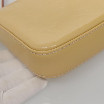 Louis Vuitton Pochette Accessoires NM Monogram Vernis, BEIGE, PATENT_LEATHER, Clutche & pouche