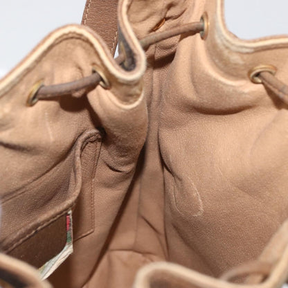 Gucci Drawstring Bucket Bag GG Canvas, BEIGE, CANVAS, Shoulder bag