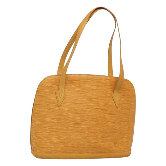 Louis Vuitton Lussac Handbag Epi Leather, YELLOW, LEATHER, Shoulder bag
