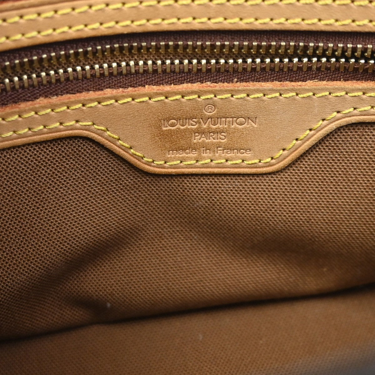 Louis Vuitton Trotteur Handbag Monogram Canvas, Brown, Canvas, Shoulder Bag