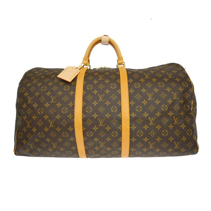 Louis Vuitton Keepall Bag Monogram Canvas, Brown, Canvas, Travel Bag