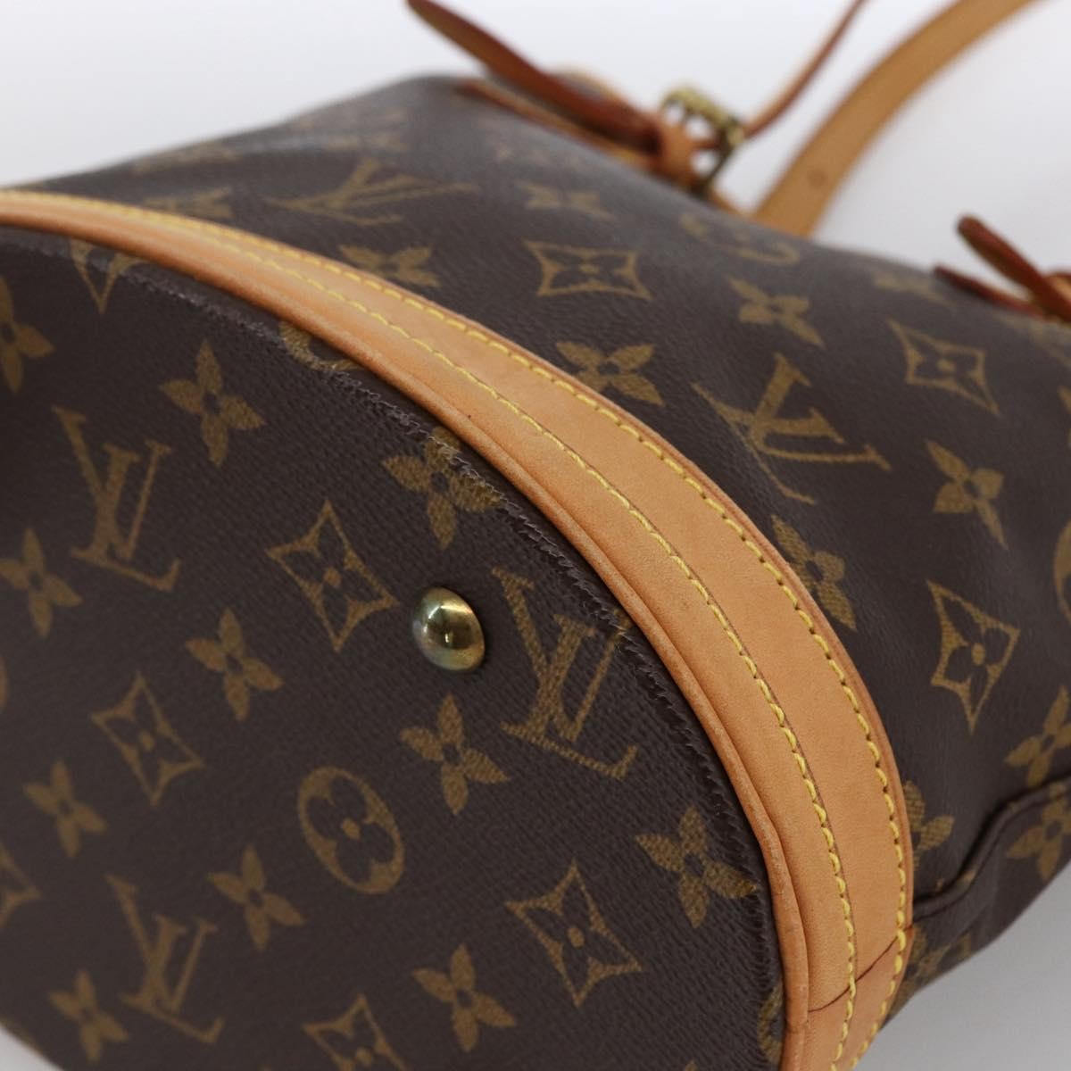 Louis Vuitton Bucket Bag Monogram Canvas, BROWN, CANVAS, Shoulder bag