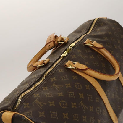 Louis Vuitton Keepall Bag Monogram Canvas, BROWN, CANVAS, Travel bag