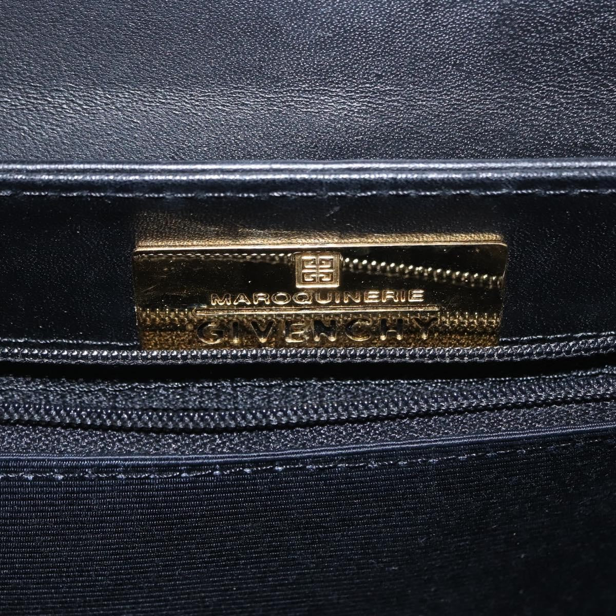 Givenchy Vintage 4G handbag Leather, BLACK, LEATHER, Handbag