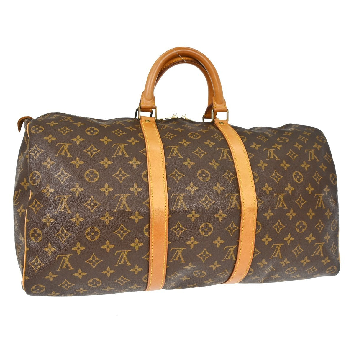 Louis Vuitton Keepall Bag Monogram Canvas, Brown, Canvas, Travel Bag