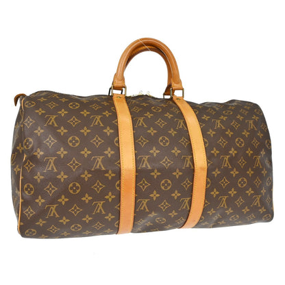 Louis Vuitton Keepall Bag Monogram Canvas, Brown, Canvas, Travel Bag
