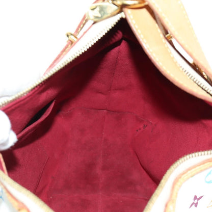 Louis Vuitton Greta Handbag Monogram Multicolor, White, Canvas, Shoulder Bag