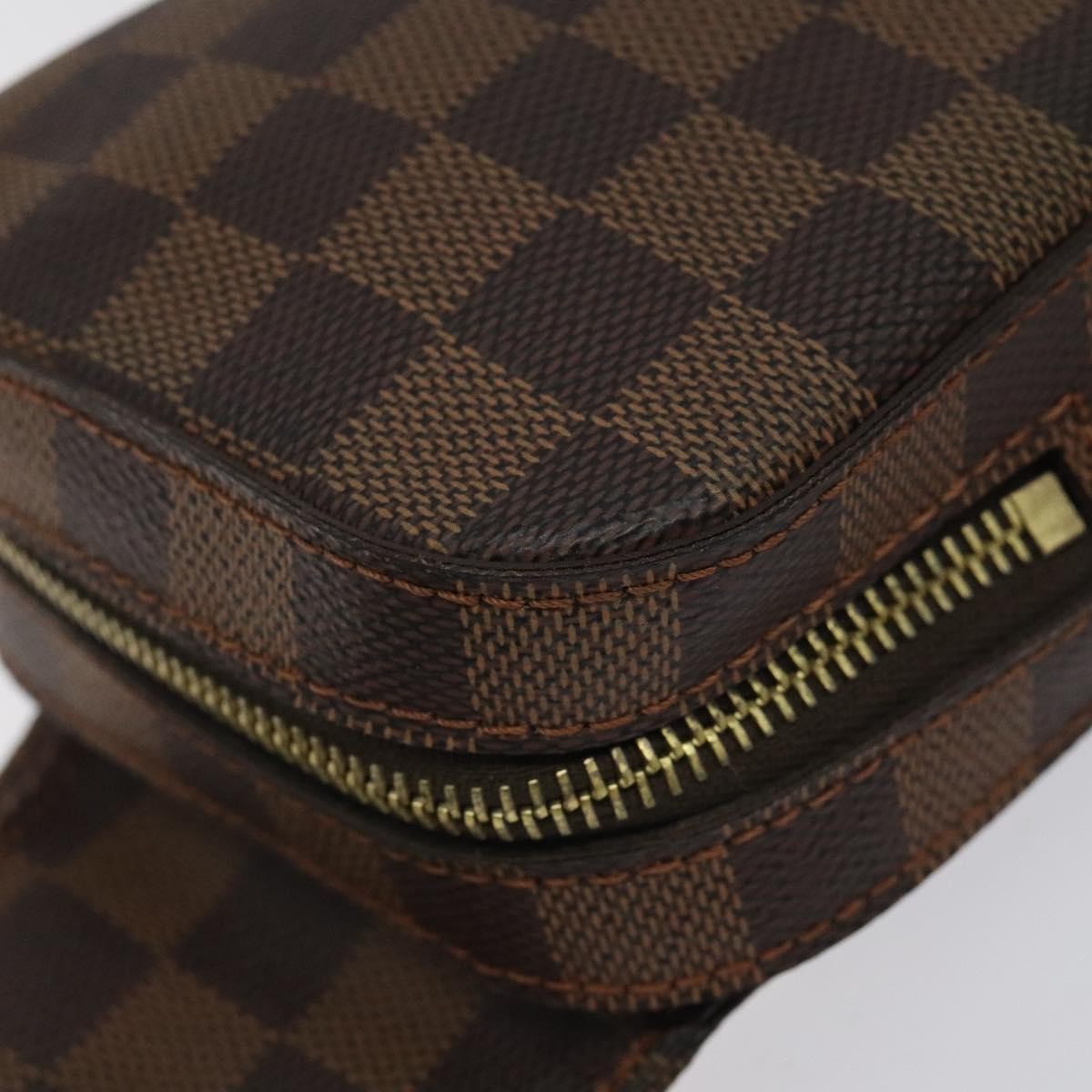Louis Vuitton Geronimos Waist Bag Damier, BROWN, CANVAS, Shoulder bag