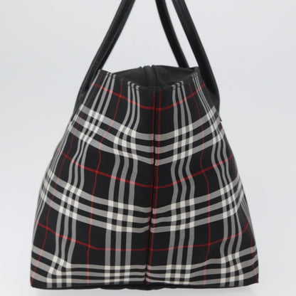 Burberry Nova Check Handbag Nylon, BLACK, NYLON, Handbag
