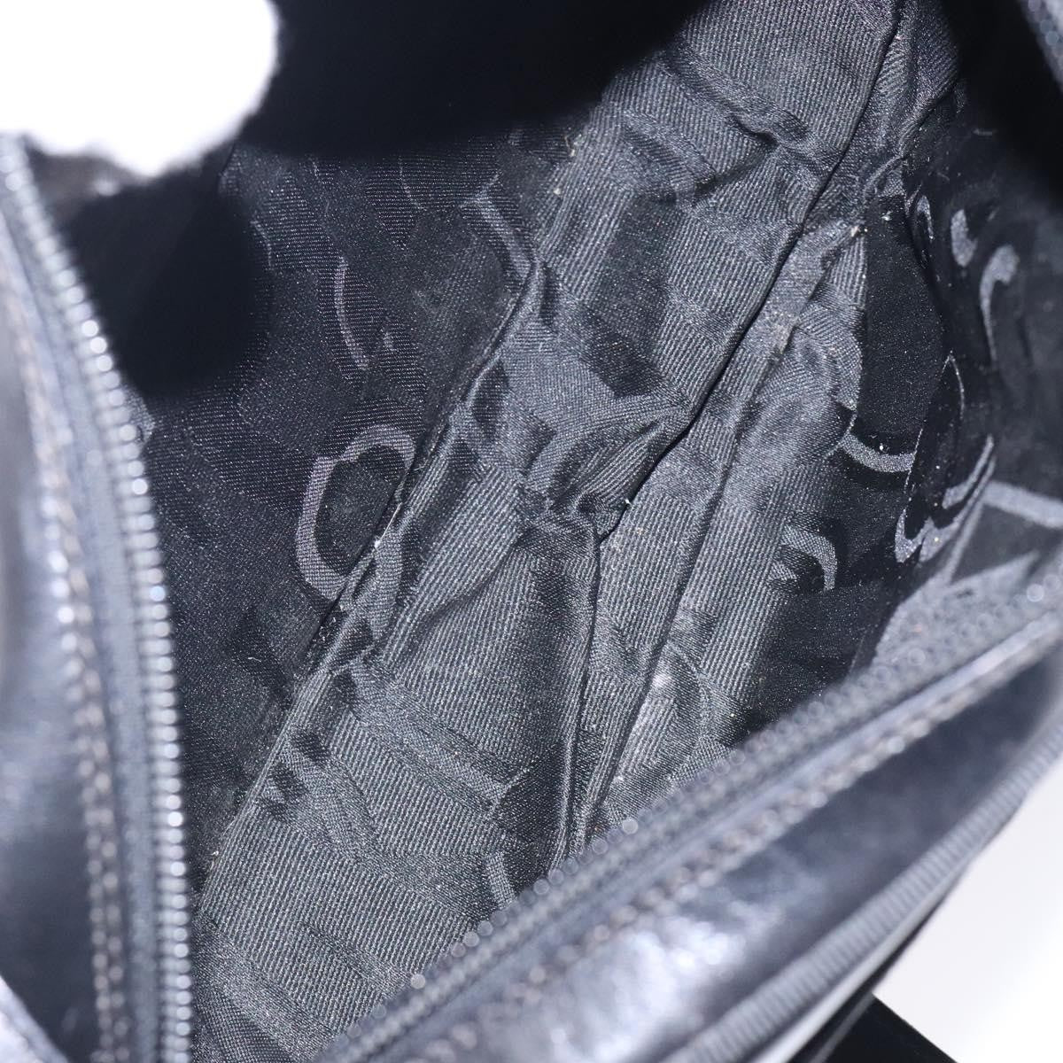 Salvatore Ferragamo Vala Shoulder Bag Leather, BLACK, LEATHER, Shoulder bag