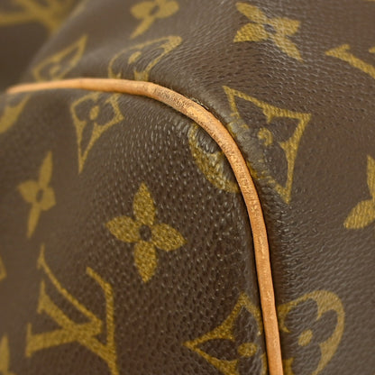Louis Vuitton Keepall Bag Monogram Canvas, BROWN, CANVAS, Travel bag