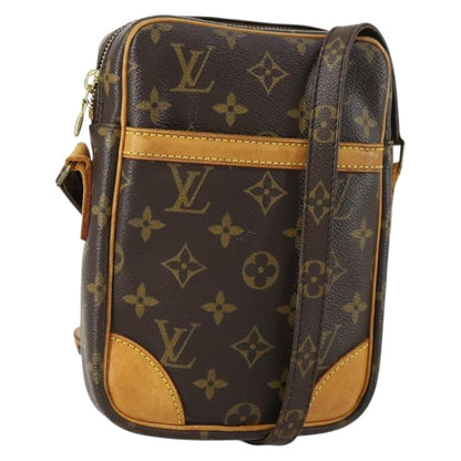 Louis Vuitton Danube Handbag Monogram Canvas, BROWN, CANVAS, Shoulder bag