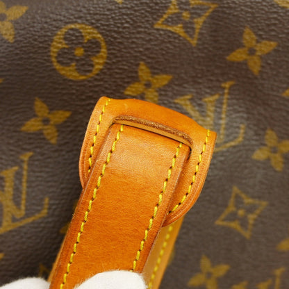 Louis Vuitton Saumur Handbag Monogram Canvas, Brown, Canvas, Shoulder Bag