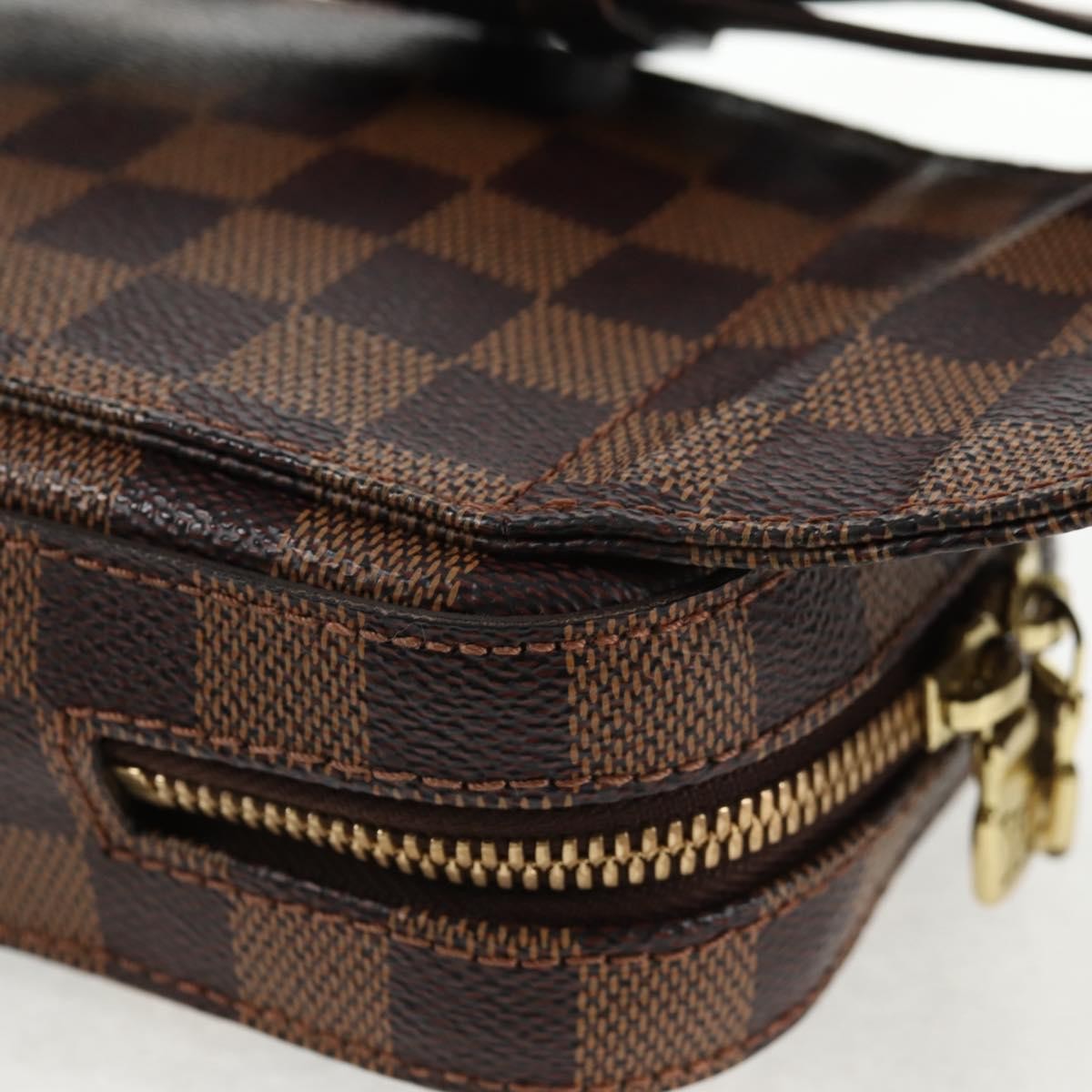 Louis Vuitton Geronimos Waist Bag Damier, BROWN, CANVAS, Shoulder bag