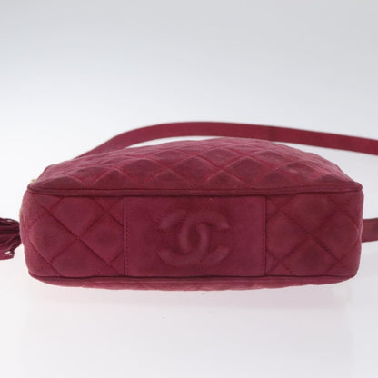 Chanel Vintage Camera bag Suede, PINK, SUEDE, Crossbody bag