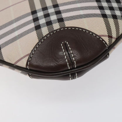 Burberry Nova Check Blue Label Canvas, BEIGE, CANVAS, Shoulder bag