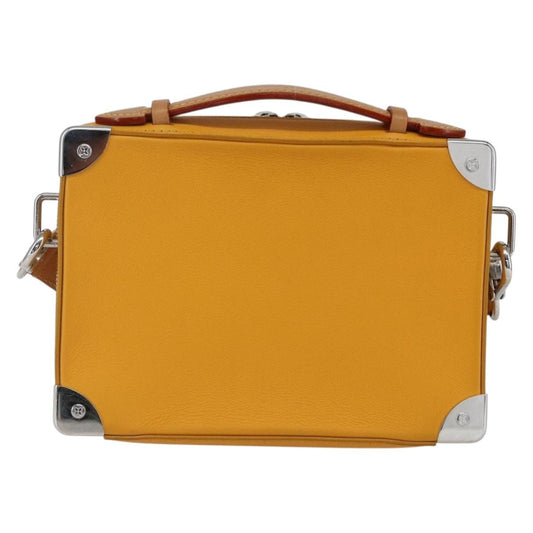 Louis Vuitton Handle Soft Trunk Bag Monogram Taurillon Leather, Yellow, Leather, Clutch
