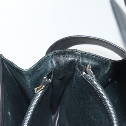 Celine Horse Carriage Shoulder bag Leather, BLACK, LEATHER, Shoulder bag