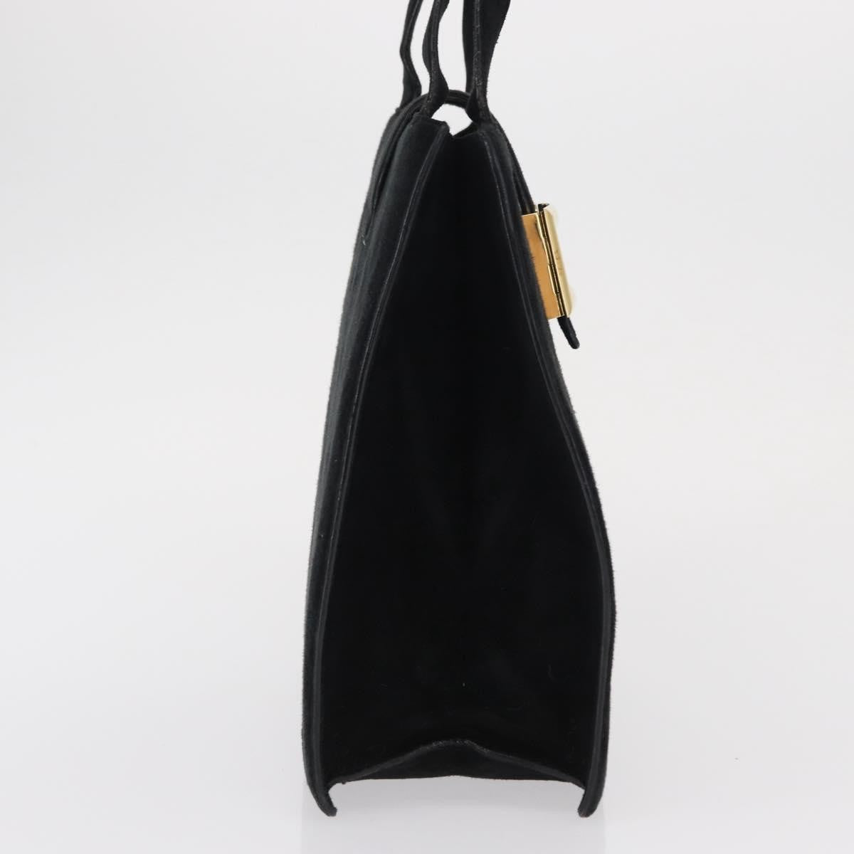 Prada Vintage Handbag Suede, BLACK, SUEDE, Handbag