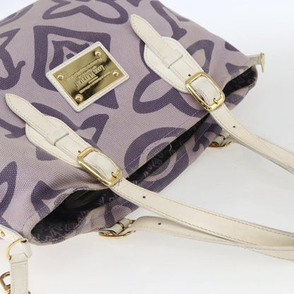 Louis Vuitton Tahitienne Cabas Canvas, PURPLE, CANVAS, Tote bag